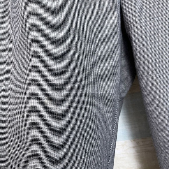 Jos A Bank Birdseye Suit Gray Cotton Wool Mens 40L Jacket 34x30 Pleated Pants - Picture 13 of 16